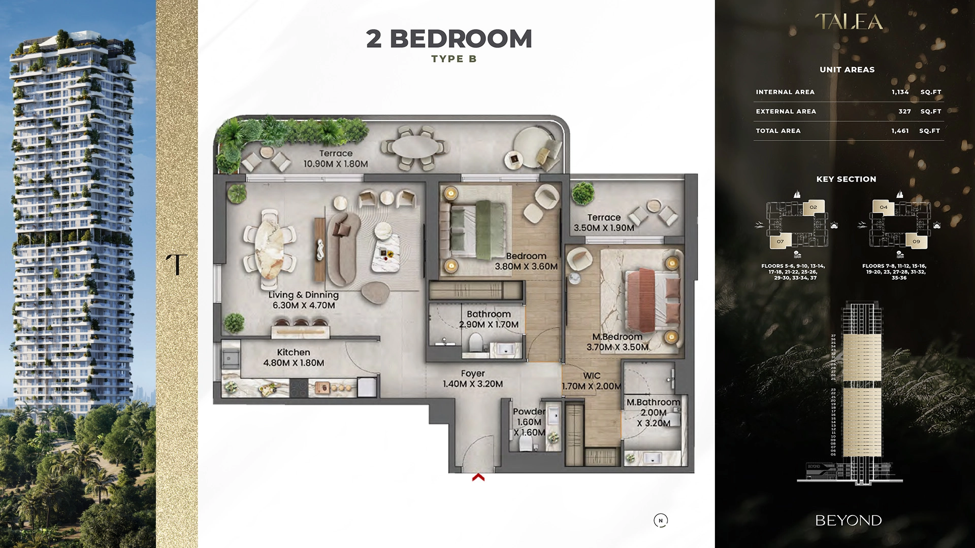 2 BR - Type B